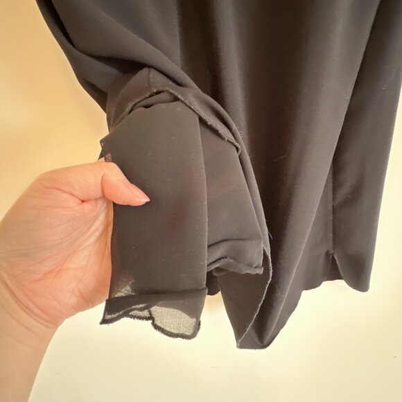 Aritzia Wilfred V-Neck Black Sleeveless Dress - Picture 5 of 5